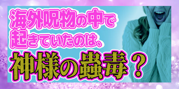 海外呪物の中で起きていたのは、神様の蟲毒？
