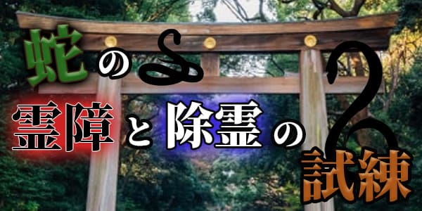 蛇の霊障と除霊の試練